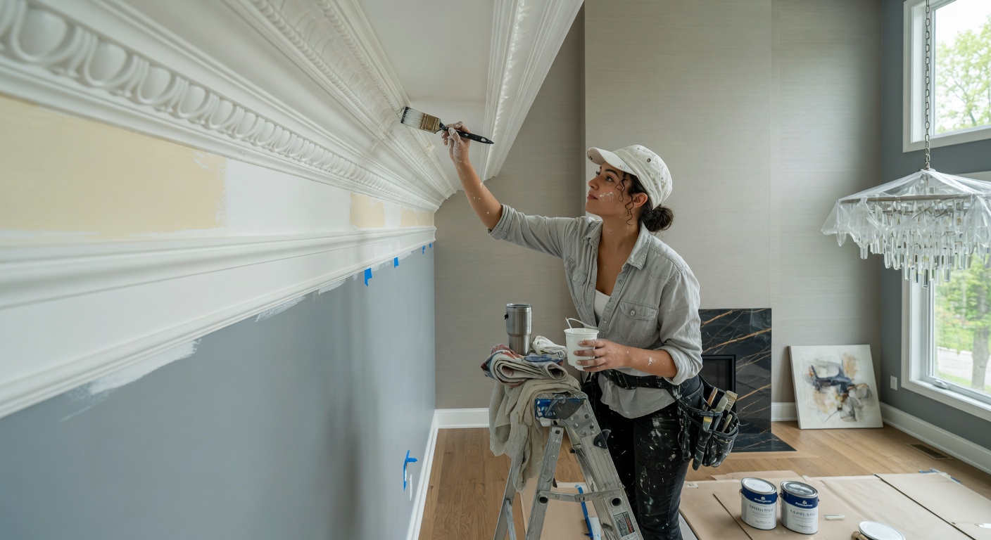Professional painting project